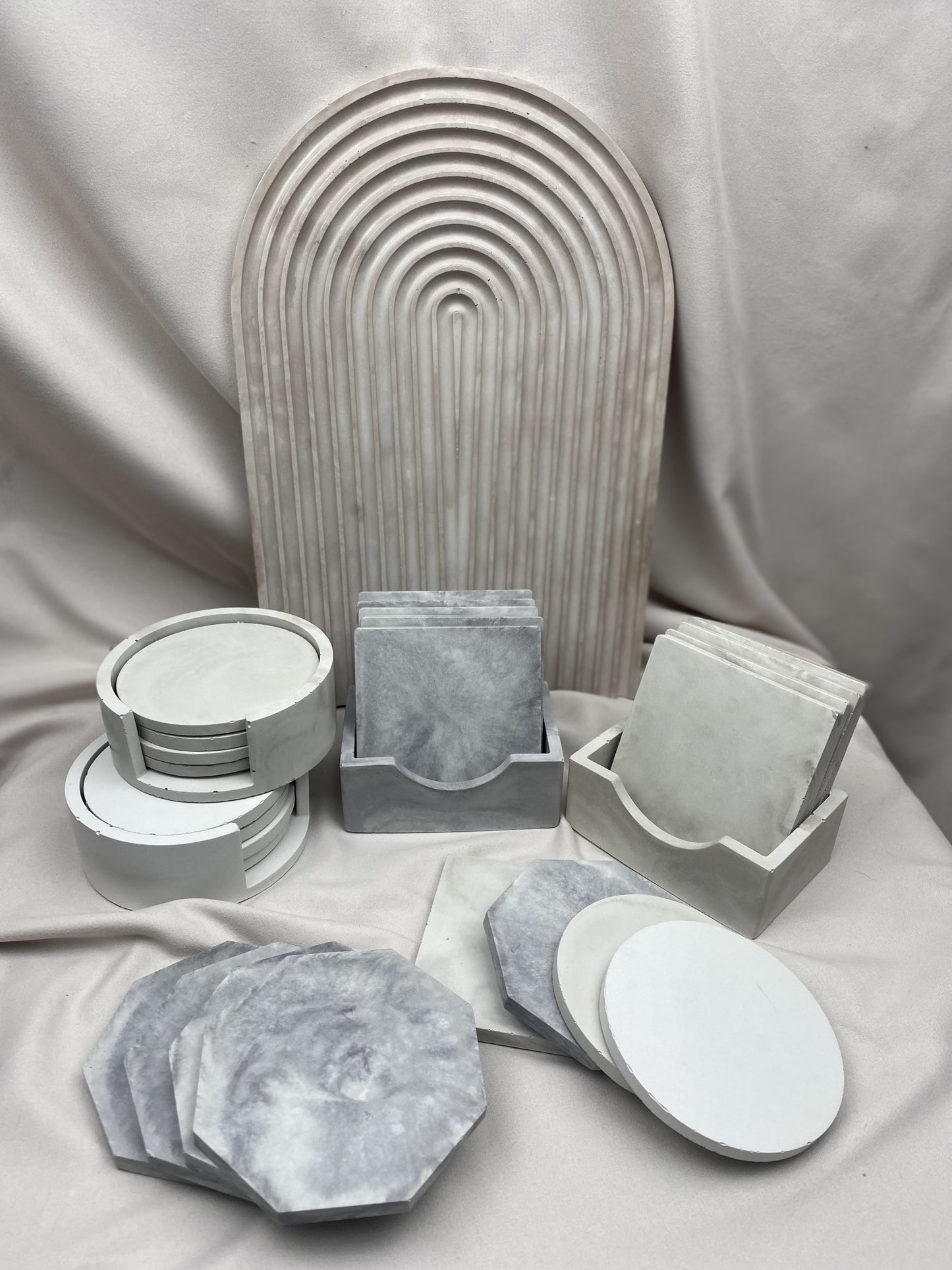 Cement Candle/Match Holder Living Room Bundle